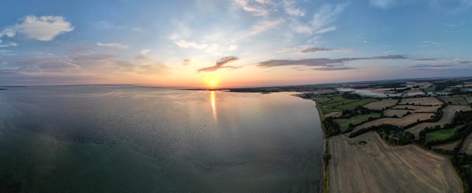 Sonnenaufgang am Strand von Steinberghaff